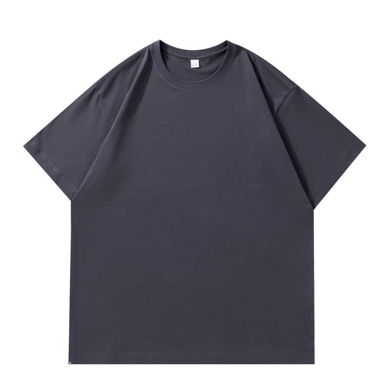 260g heavyweight drop-shoulder knitted T-shirt-22000