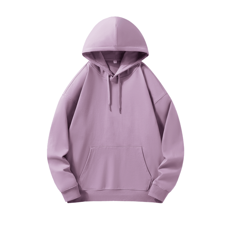 T330-330g cotton terry drop shoulder hoodie