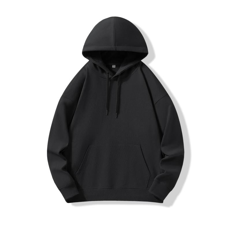 T600-600g heavyweight drop shoulder ultra soft fleece hooded sweatshirt